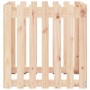 Planter with fence design solid pine wood 70x70x70 cm by vidaXL, Pots and planters - Ref: Foro24-832462, Price: 39,13 €, Disc...