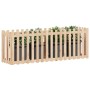 Raised garden bed with solid pine wood fence 200x50x70cm by vidaXL, Pots and planters - Ref: Foro24-832512, Price: 62,50 €, D...