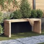 Ausziehbare Gartenbank aus massivem Kiefernholz 212,5x40,5x45 cm von vidaXL, Gartenbänke - Ref: Foro24-832525, Preis: 126,24 ...