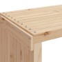 Ausziehbare Gartenbank aus massivem Kiefernholz 212,5x40,5x45 cm von vidaXL, Gartenbänke - Ref: Foro24-832525, Preis: 126,24 ...