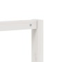 Coat rack with shoe rack solid white pine wood 113x40x157.5 cm by vidaXL, Dresser Organizers and Bar Hangers - Ref: Foro24-83...