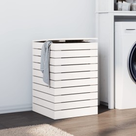 Laundry basket solid white pine wood 44x44x66 cm by vidaXL, Laundry baskets - Ref: Foro24-832318, Price: 74,99 €, Discount: %