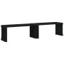 Extendable garden bench black pine wood 212.5x40.5x45 cm by vidaXL, garden benches - Ref: Foro24-832527, Price: 87,52 €, Disc...