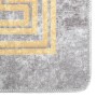 Gray and gold non-slip washable rug 150x230 cm by vidaXL, Rugs - Ref: Foro24-373985, Price: 52,48 €, Discount: %