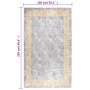 Alfombra lavable antideslizante gris y dorado 150x230 cm de vidaXL, Alfombras - Ref: Foro24-373985, Precio: 52,48 €, Descuent...