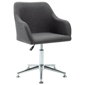 Dark gray fabric swivel dining chair by vidaXL, dining chairs - Ref: Foro24-283470, Price: 119,20 €, Discount: %