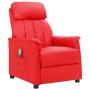 Red synthetic leather elevating massage chair by vidaXL, Electric massage chairs - Ref: Foro24-3093237, Price: 242,39 €, Disc...