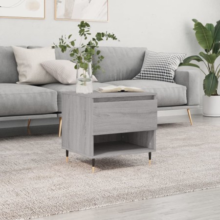 Engineered wood Sonoma gray coffee table 50x46x50 cm by vidaXL, Coffee table - Ref: Foro24-830904, Price: 36,08 €, Discount: %