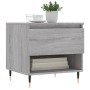 Mesa de centro madera de ingeniería gris Sonoma 50x46x50 cm de vidaXL, Mesas de centro - Ref: Foro24-830904, Precio: 36,08 €,...