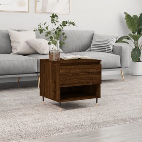 Engineered wood brown oak coffee table 50x46x50 cm by vidaXL, Coffee table - Ref: Foro24-830906, Price: 42,99 €, Discount: %