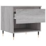 Mesa de centro madera de ingeniería gris Sonoma 50x46x50 cm de vidaXL, Mesas de centro - Ref: Foro24-830904, Precio: 36,08 €,...