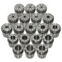 ER32 collet chuck 19-piece set turning tools by vidaXL, Clamps and screws - Ref: Foro24-146724, Price: 85,60 €, Discount: %