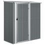 Cobertizo de jardín acero galvanizado gris 180,5x97x209,5 cm de vidaXL, Cobertizos - Ref: Foro24-150904, Precio: 232,34 €, De...