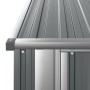 Cobertizo de jardín acero galvanizado gris 180,5x97x209,5 cm de vidaXL, Cobertizos - Ref: Foro24-150904, Precio: 232,34 €, De...