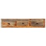 Mesa consola de pared madera maciza de Sheesham 100x25x20 cm de vidaXL, Mesas auxiliares - Ref: Foro24-247749, Precio: 139,96...