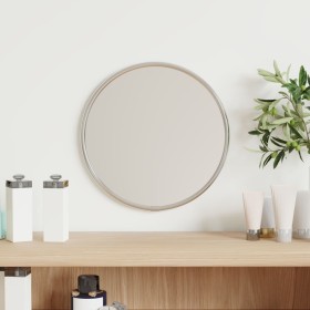 Round silver wall mirror Ø20 cm by vidaXL, Mirrors - Ref: Foro24-348173, Price: 17,34 €, Discount: %