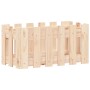 Planter with solid pine wood fence design 60x30x30 cm by vidaXL, Pots and planters - Ref: Foro24-832467, Price: 20,86 €, Disc...