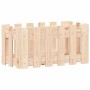 Planter with solid pine wood fence design 60x30x30 cm by vidaXL, Pots and planters - Ref: Foro24-832467, Price: 20,86 €, Disc...