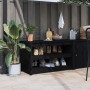 Outdoor-Küchenmöbel aus massivem Kiefernholz schwarz 106x55x64 cm von vidaXL, Küchenschränke - Ref: Foro24-832335, Preis: 146...