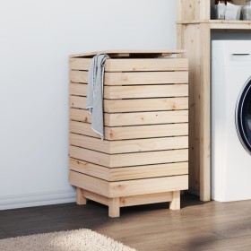 Laundry basket made of solid pine wood 44x44x76 cm by vidaXL, Laundry baskets - Ref: Foro24-832321, Price: 66,70 €, Discount: %