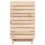 Cesto para la ropa sucia madera maciza de pino 44x44x76 cm de vidaXL, Cestas para ropa - Ref: Foro24-832321, Precio: 65,30 €,...