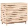 Cesto para la ropa sucia madera maciza de pino 88,5x44x76 cm de vidaXL, Cestas para ropa - Ref: Foro24-832323, Precio: 138,35...