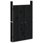 Solid black pine wood exterior kitchen doors 50x9x82cm by vidaXL, cabinet doors - Ref: Foro24-832361, Price: 35,14 €, Discoun...