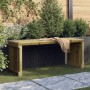 Ausziehbare Gartenbank imprägniertes Kiefernholz 212,5x40,5x45 cm von vidaXL, Gartenbänke - Ref: Foro24-832529, Preis: 79,09 ...