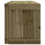 Banco jardín extensible madera impregnada pino 212,5x40,5x45 cm de vidaXL, Bancos de jardín - Ref: Foro24-832529, Precio: 79,...