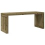 Extendable garden bench made of impregnated pine wood, 212.5x40.5x45 cm by vidaXL, garden benches - Ref: Foro24-832529, Price...