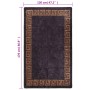 Alfombra lavable antideslizante negro y dorado 120x170 cm de vidaXL, Alfombras - Ref: Foro24-373982, Precio: 33,58 €, Descuen...