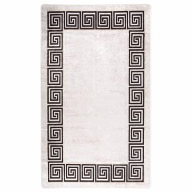 Black and white non-slip washable rug 150x230 cm by vidaXL, Rugs - Ref: Foro24-373989, Price: 52,99 €, Discount: %