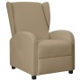 Sillón orejero elevable de cuero sintético capuchino de vidaXL, Sillones - Ref: Foro24-3098249, Precio: 236,99 €, Descuento: %