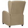 Sillón orejero elevable de cuero sintético capuchino de vidaXL, Sillones - Ref: Foro24-3098249, Precio: 236,99 €, Descuento: %