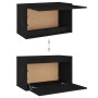 Muebles para TV 6 piezas madera maciza de pino negro de vidaXL, Muebles TV - Ref: Foro24-3100188, Precio: 249,65 €, Descuento: %