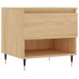 Mesa de centro madera de ingeniería roble Sonoma 50x46x50 cm de vidaXL, Mesas de centro - Ref: Foro24-830898, Precio: 41,99 €...