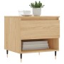 Mesa de centro madera de ingeniería roble Sonoma 50x46x50 cm de vidaXL, Mesas de centro - Ref: Foro24-830898, Precio: 35,09 €...