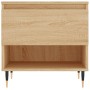 Mesa de centro madera de ingeniería roble Sonoma 50x46x50 cm de vidaXL, Mesas de centro - Ref: Foro24-830898, Precio: 35,09 €...