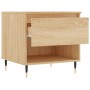 Mesa de centro madera de ingeniería roble Sonoma 50x46x50 cm de vidaXL, Mesas de centro - Ref: Foro24-830898, Precio: 35,09 €...