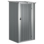 Cobertizo de jardín acero galvanizado gris 118,5x97x209,5 cm de vidaXL, Cobertizos - Ref: Foro24-150900, Precio: 169,92 €, De...