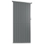 Cobertizo de jardín acero galvanizado gris 118,5x97x209,5 cm de vidaXL, Cobertizos - Ref: Foro24-150900, Precio: 169,92 €, De...