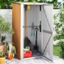 Brown galvanized steel garden shed 118.5x97x209.5 cm by vidaXL, Sheds - Ref: Foro24-150902, Price: 167,05 €, Discount: %