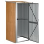 Brown galvanized steel garden shed 118.5x97x209.5 cm by vidaXL, Sheds - Ref: Foro24-150902, Price: 167,05 €, Discount: %