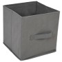 Steel storage cabinet with 3 gray fabric drawers 34x34x101cm by vidaXL, Lockers and storage cabinets - Ref: Foro24-337253, Pr...