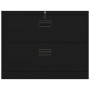 Armario archivador de acero negro 90x46x72,5 cm de vidaXL, Armarios archivadores - Ref: Foro24-336288, Precio: 238,10 €, Desc...