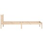 Solid pine wood bed frame 90x200 cm by vidaXL, Beds and slatted bases - Ref: Foro24-836180, Price: 113,41 €, Discount: %