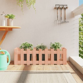 Raised garden bed fence solid wood Douglas 100x30x30 cm by vidaXL, Pots and planters - Ref: Foro24-832475, Price: 27,99 €, Di...