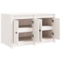 Mueble de cocina exterior madera maciza pino blanco 106x55x64cm de vidaXL, Armarios de cocina - Ref: Foro24-832338, Precio: 1...