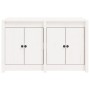 Mueble de cocina exterior madera maciza pino blanco 106x55x64cm de vidaXL, Armarios de cocina - Ref: Foro24-832338, Precio: 1...