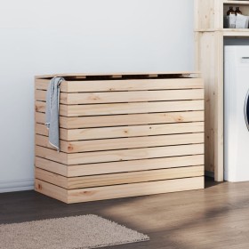 Laundry basket solid pine wood 88.5x44x66 cm by vidaXL, Laundry baskets - Ref: Foro24-832319, Price: 134,13 €, Discount: %